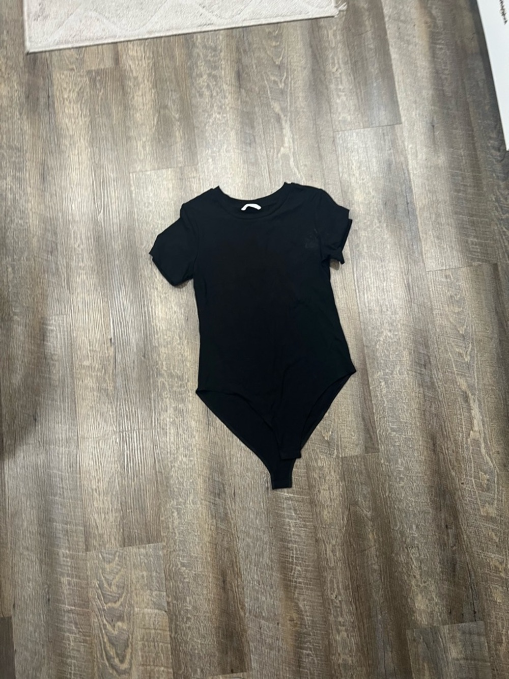 Mango POP Black Tee bodysuit - Large